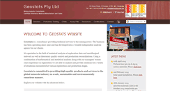 Desktop Screenshot of geostats.com.au