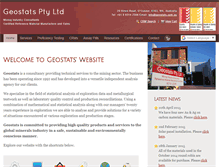 Tablet Screenshot of geostats.com.au